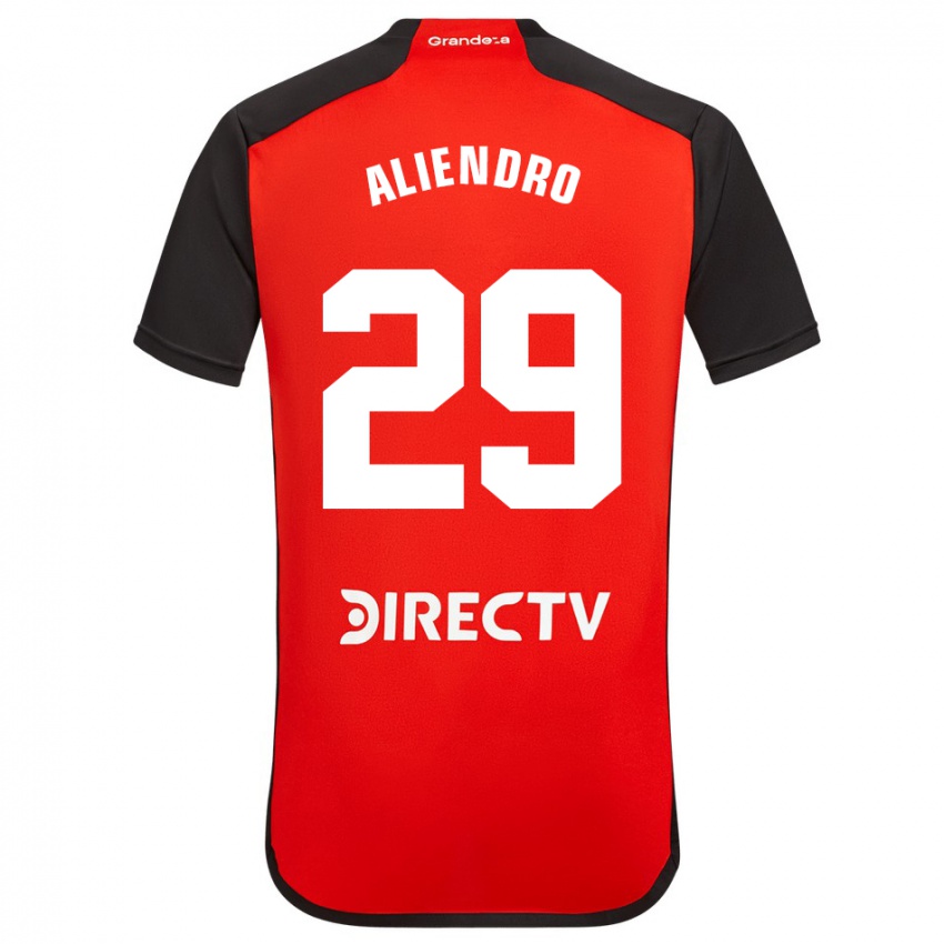 Enfant Maillot Rodrigo Aliendro #29 Rouge Tenues Extérieur 2023/24 T-Shirt Suisse