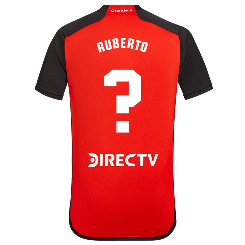 Kinder Agustín Ruberto #0 Rot Auswärtstrikot Trikot 2023/24 T-Shirt Schweiz