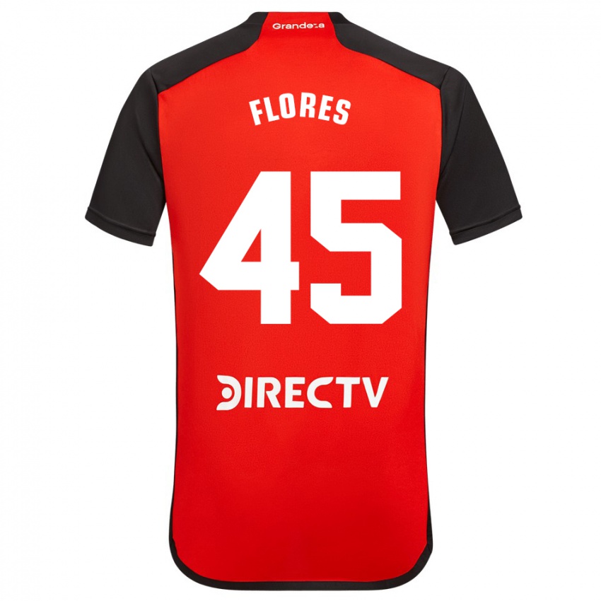 Kinder Joaquín Flores #45 Rot Auswärtstrikot Trikot 2023/24 T-Shirt Schweiz