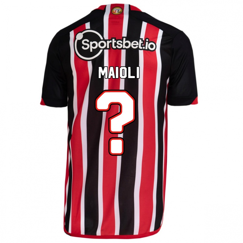 Kinder Gabriel Maioli #0 Blau Rot Auswärtstrikot Trikot 2023/24 T-Shirt Schweiz