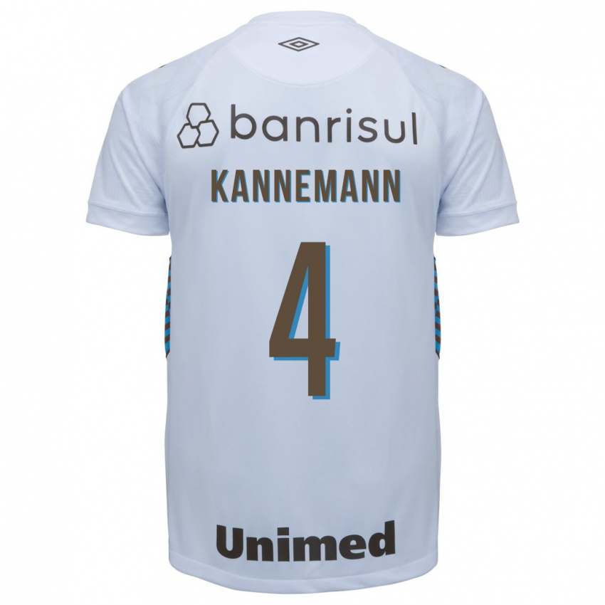 Enfant Maillot Walter Kannemann #4 Blanc Tenues Extérieur 2023/24 T-Shirt Suisse