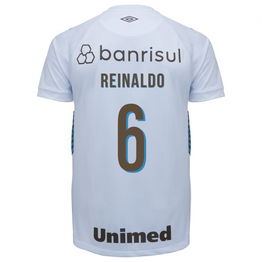 Enfant Maillot Reinaldo #6 Blanc Tenues Extérieur 2023/24 T-Shirt Suisse