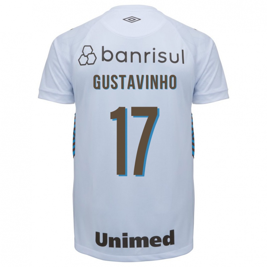 Kinder Gustavinho #17 Weiß Auswärtstrikot Trikot 2023/24 T-Shirt Schweiz