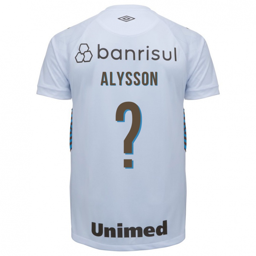 Enfant Maillot Alysson #0 Blanc Tenues Extérieur 2023/24 T-Shirt Suisse