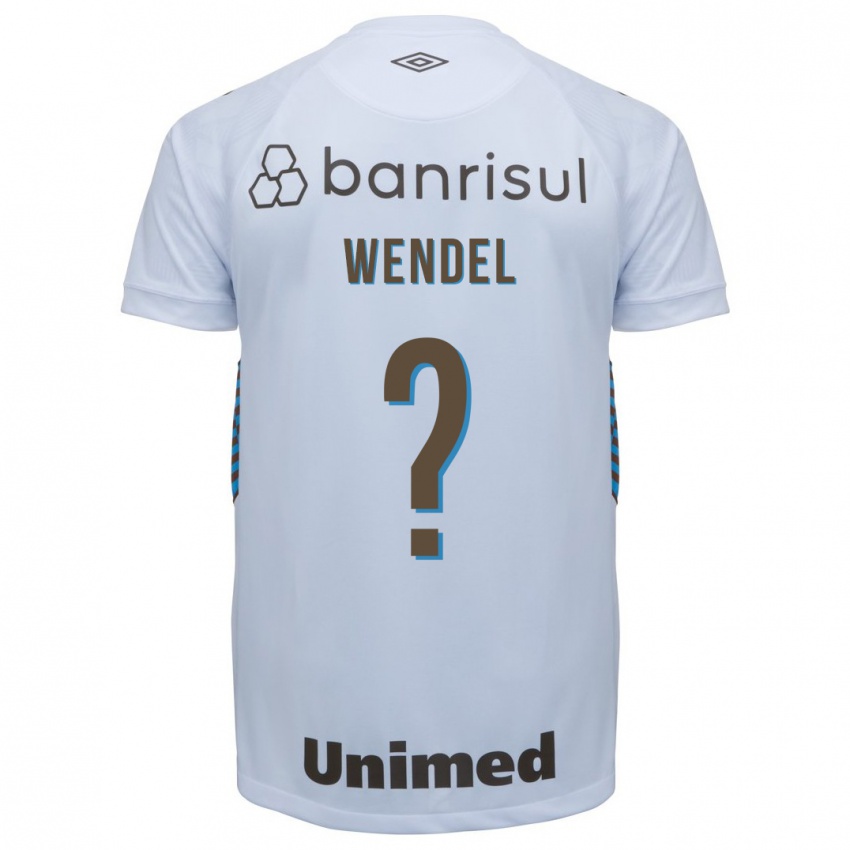 Enfant Maillot Wendel #0 Blanc Tenues Extérieur 2023/24 T-Shirt Suisse