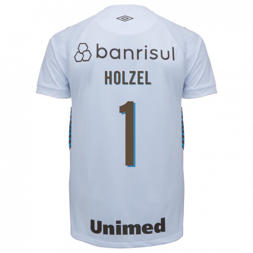 Enfant Maillot Vivi Holzel #1 Blanc Tenues Extérieur 2023/24 T-Shirt Suisse