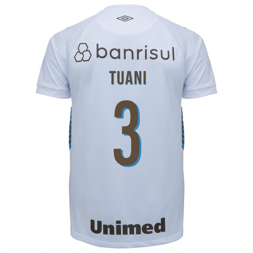 Enfant Maillot Tuani #3 Blanc Tenues Extérieur 2023/24 T-Shirt Suisse