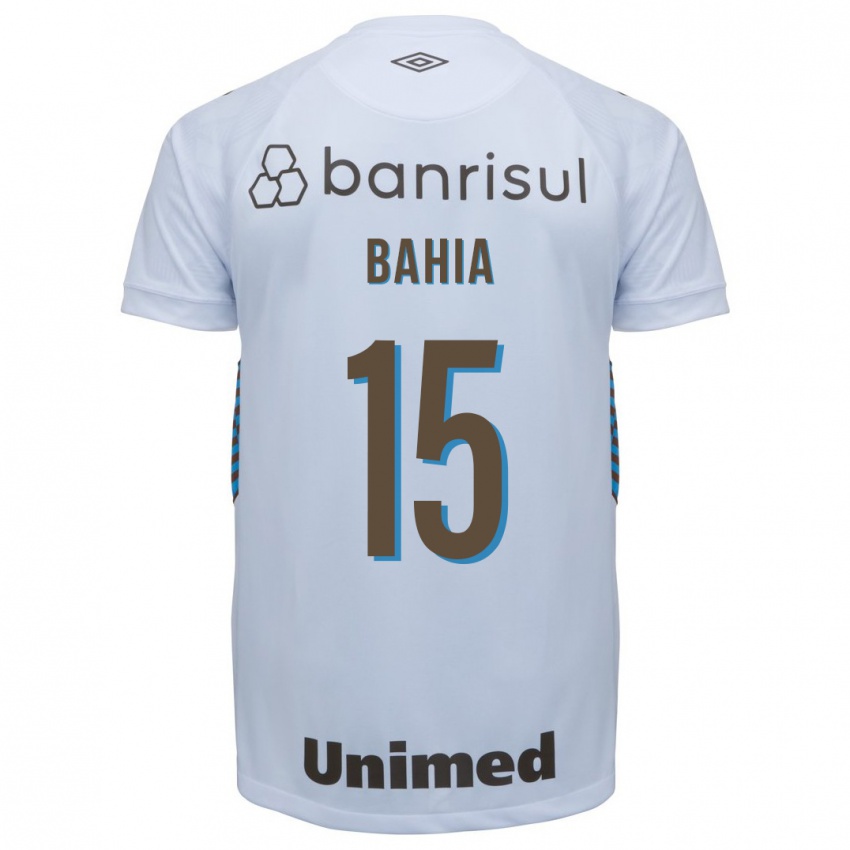 Enfant Maillot Raíssa Bahia #15 Blanc Tenues Extérieur 2023/24 T-Shirt Suisse