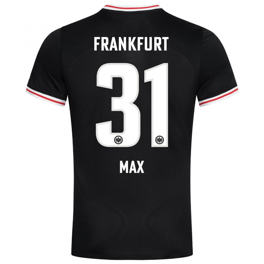 Enfant Maillot Philipp Max #31 Noir Tenues Extérieur 2023/24 T-Shirt Suisse