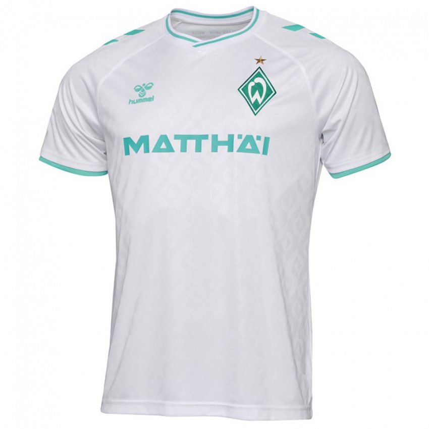 Kinder Marvin Alpert #25 Weiß Auswärtstrikot Trikot 2023/24 T-Shirt Schweiz