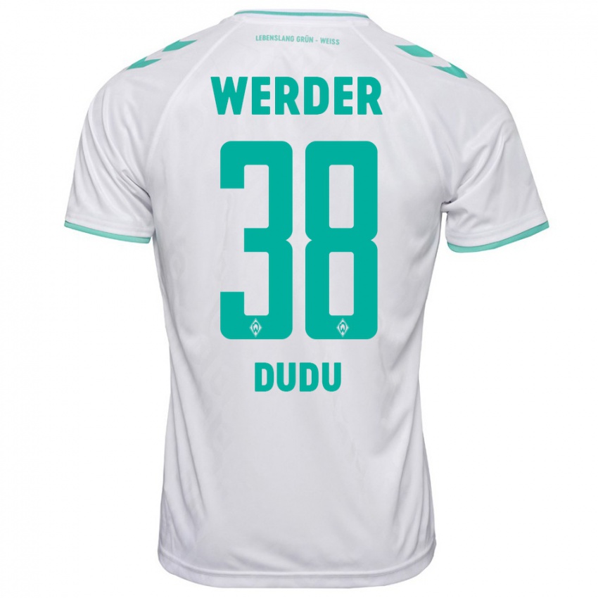 Kinder Dudu #38 Weiß Auswärtstrikot Trikot 2023/24 T-Shirt Schweiz