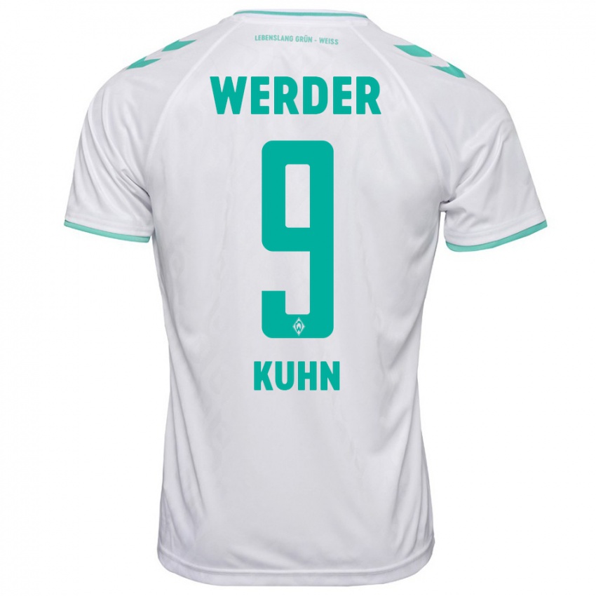 Kinder Philipp Kühn #9 Weiß Auswärtstrikot Trikot 2023/24 T-Shirt Schweiz