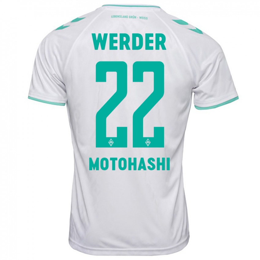 Kinder Yuzuki Motohashi #22 Weiß Auswärtstrikot Trikot 2023/24 T-Shirt Schweiz