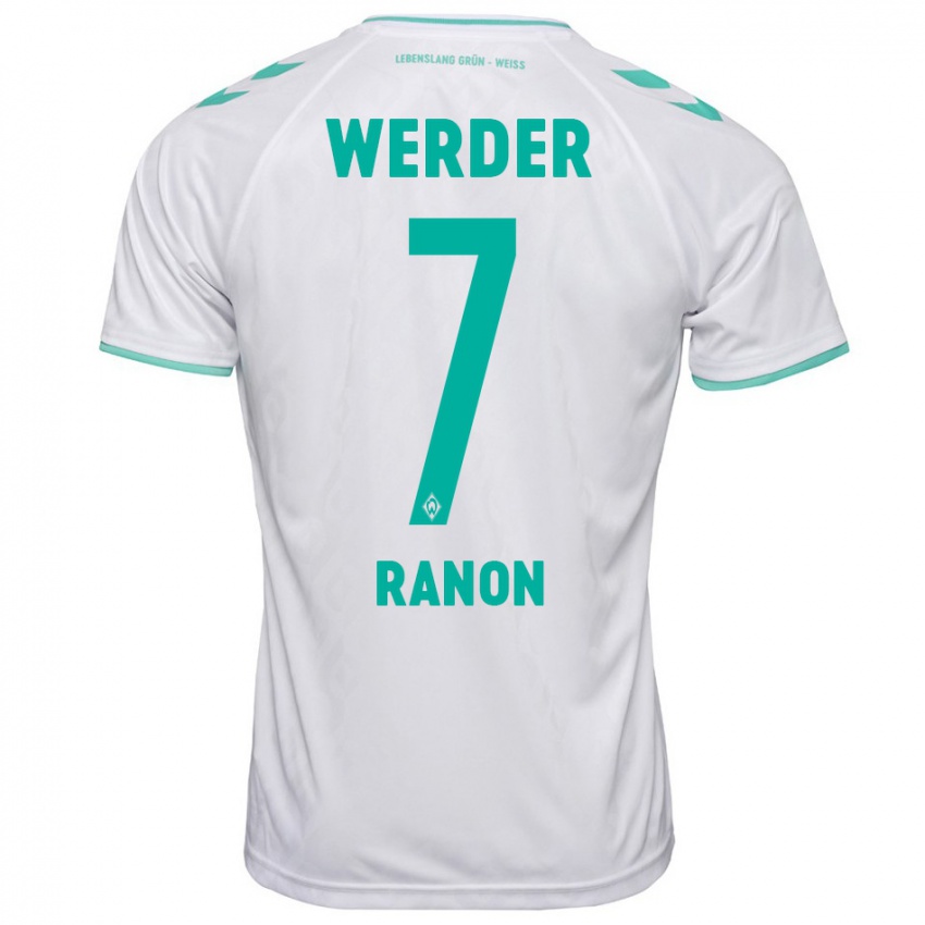 Kinder Yuval Ranon #7 Weiß Auswärtstrikot Trikot 2023/24 T-Shirt Schweiz