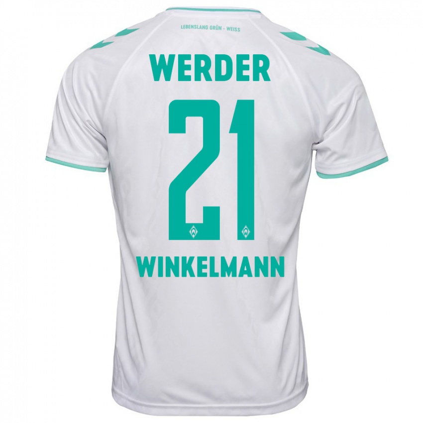 Kinder Till Winkelmann #21 Weiß Auswärtstrikot Trikot 2023/24 T-Shirt Schweiz