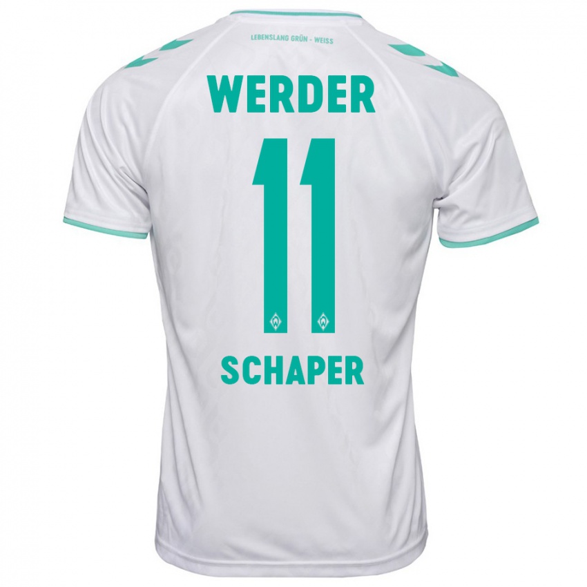 Kinder Wilken Schaper #11 Weiß Auswärtstrikot Trikot 2023/24 T-Shirt Schweiz