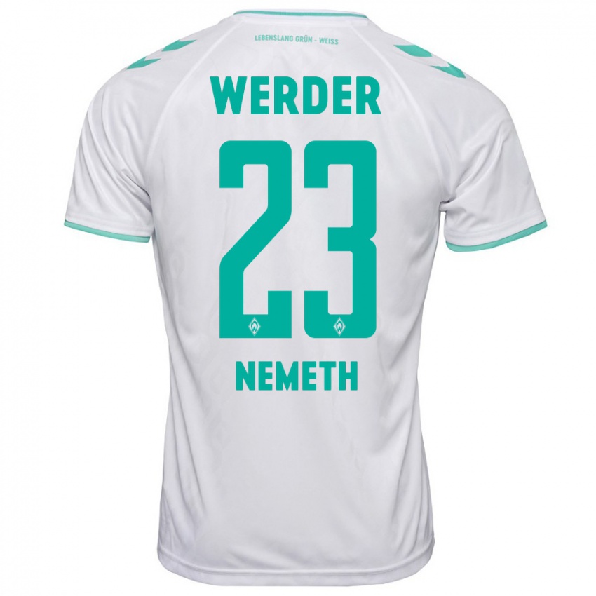 Kinder Hanna Nemeth #23 Weiß Auswärtstrikot Trikot 2023/24 T-Shirt Schweiz