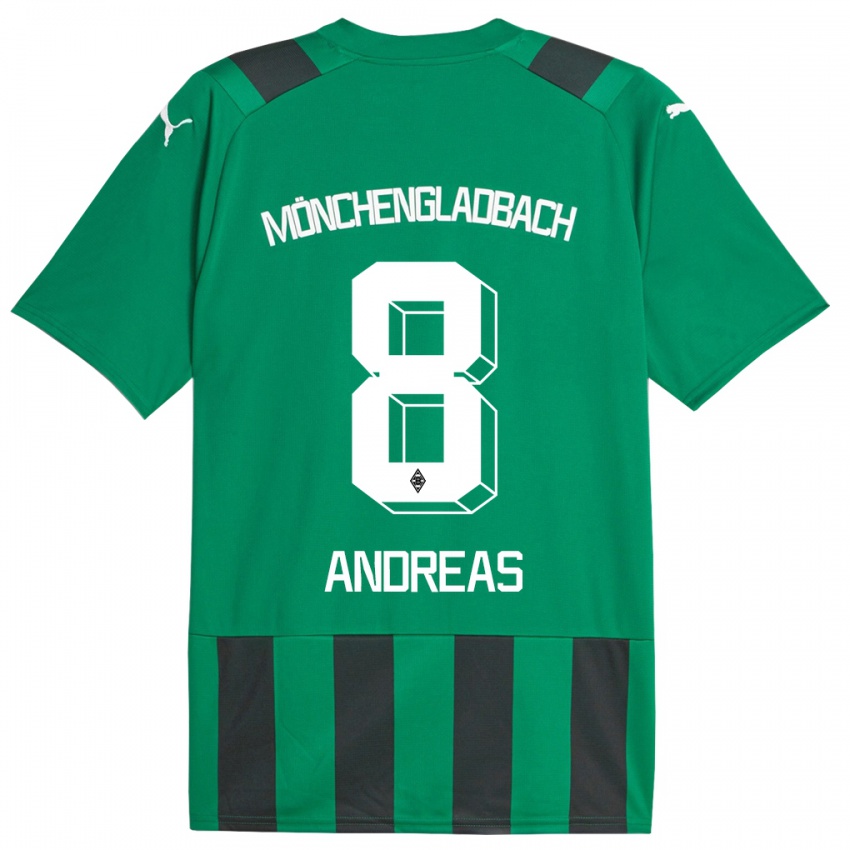 Kinder Noah Andreas #8 Schwarz Grün Auswärtstrikot Trikot 2023/24 T-Shirt Schweiz