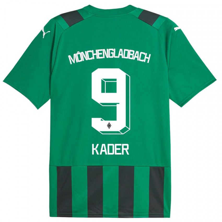 Kinder Cagatay Kader #9 Schwarz Grün Auswärtstrikot Trikot 2023/24 T-Shirt Schweiz