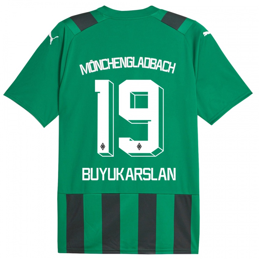 Kinder Oguzcan Büyükarslan #19 Schwarz Grün Auswärtstrikot Trikot 2023/24 T-Shirt Schweiz