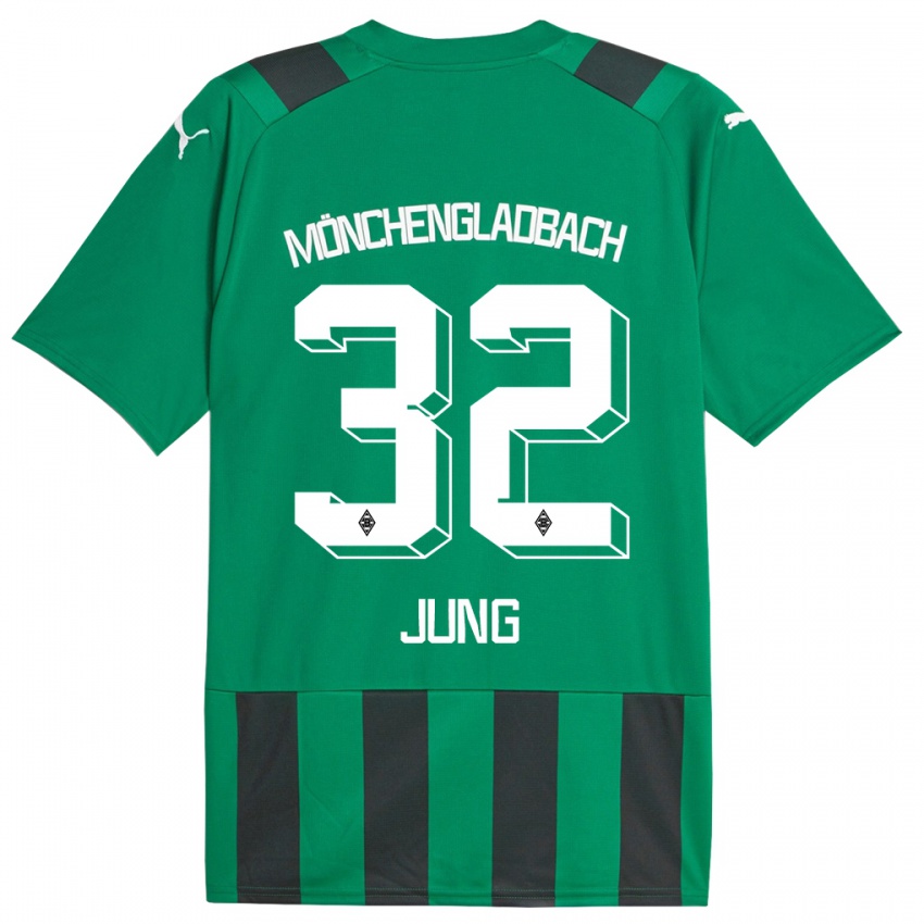 Kinder In-Gyom Jung #32 Schwarz Grün Auswärtstrikot Trikot 2023/24 T-Shirt Schweiz
