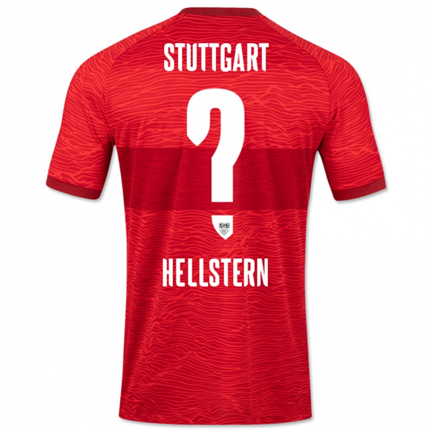 Kinder Florian Hellstern #0 Rot Auswärtstrikot Trikot 2023/24 T-Shirt Schweiz