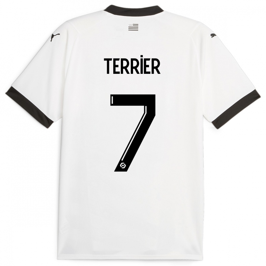 Enfant Maillot Martin Terrier #7 Blanc Tenues Extérieur 2023/24 T-Shirt Suisse