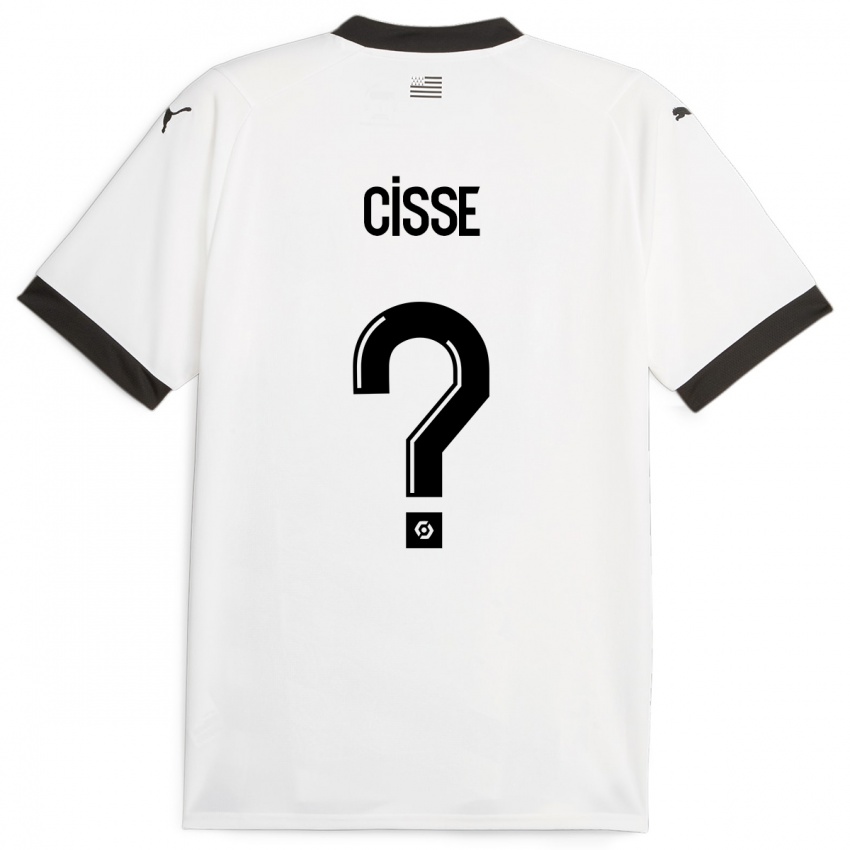 Enfant Maillot Djaoui Cissé #0 Blanc Tenues Extérieur 2023/24 T-Shirt Suisse