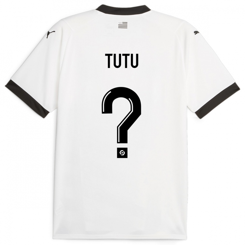 Enfant Maillot Gabriel Tutu #0 Blanc Tenues Extérieur 2023/24 T-Shirt Suisse