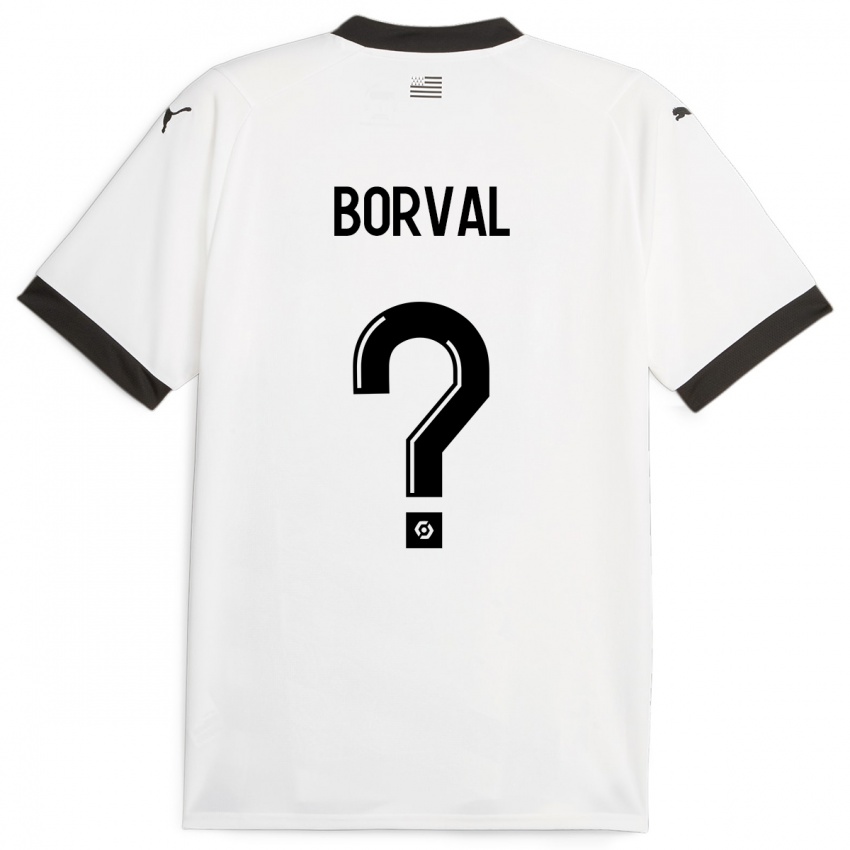 Kinder Cyril Borval #0 Weiß Auswärtstrikot Trikot 2023/24 T-Shirt Schweiz