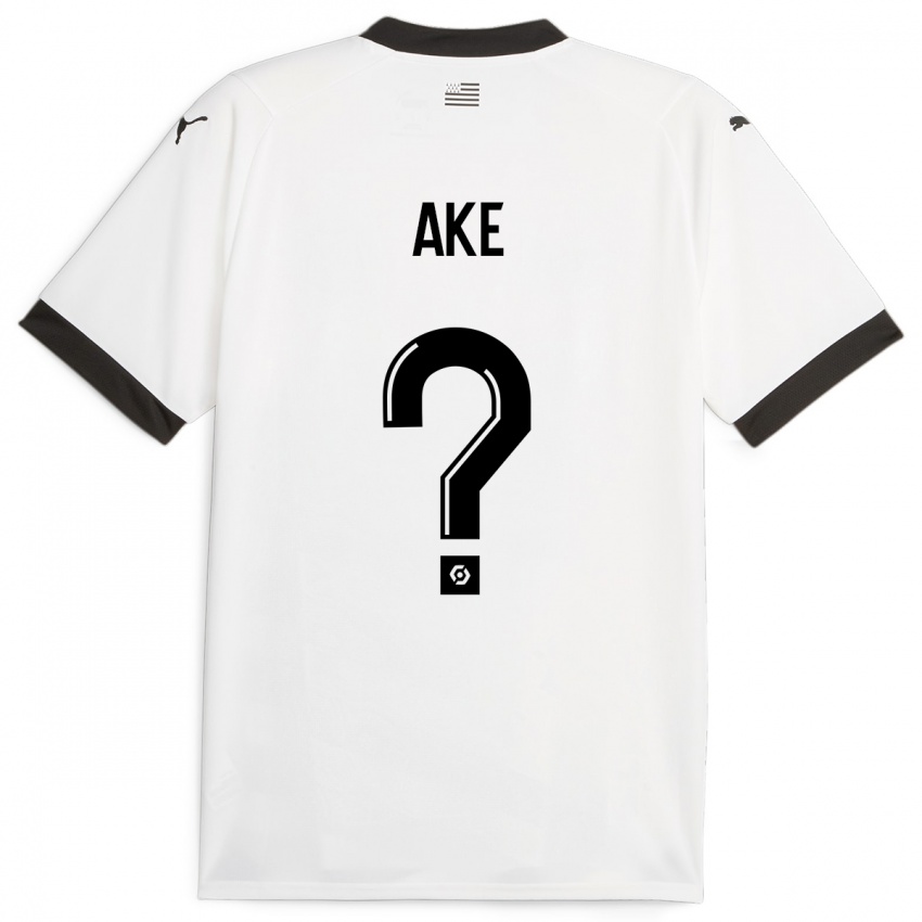 Enfant Maillot Junior Ake #0 Blanc Tenues Extérieur 2023/24 T-Shirt Suisse
