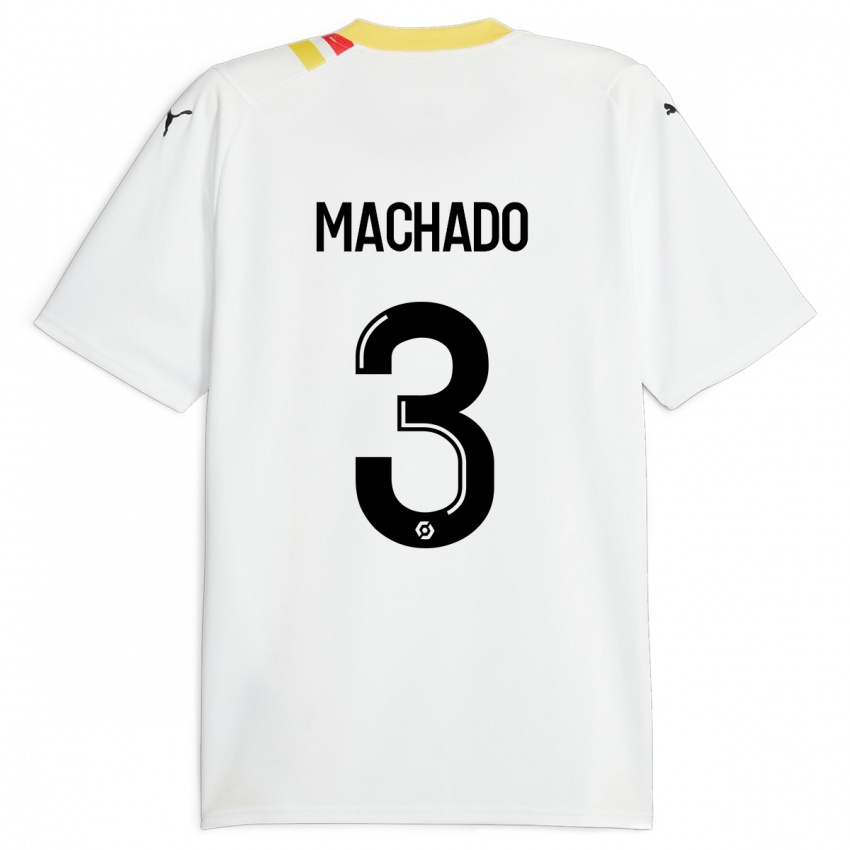 Enfant Maillot Deiver Machado #3 Noir Tenues Extérieur 2023/24 T-Shirt Suisse