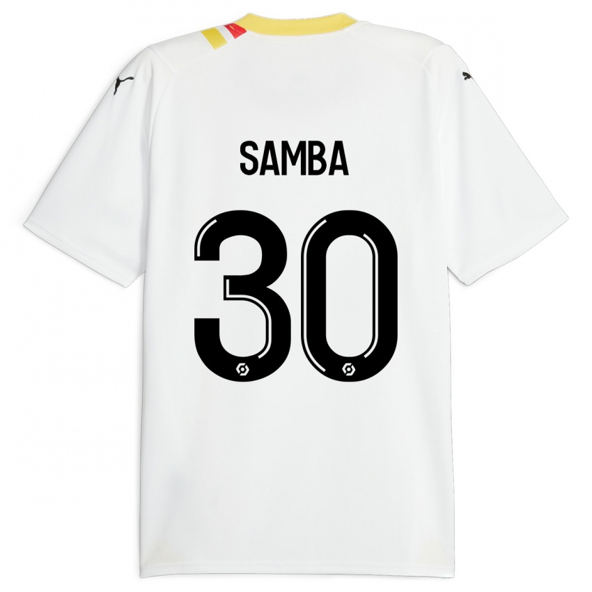 Enfant Maillot Brice Samba #30 Noir Tenues Extérieur 2023/24 T-Shirt Suisse