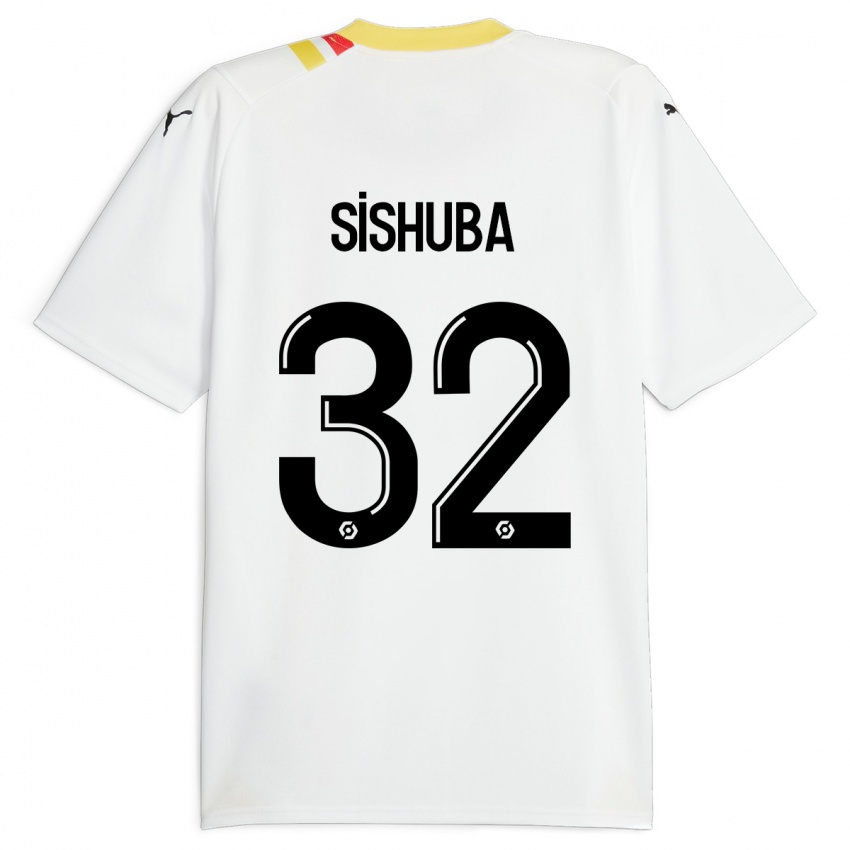 Enfant Maillot Ayanda Sishuba #32 Noir Tenues Extérieur 2023/24 T-Shirt Suisse