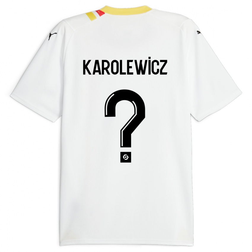 Enfant Maillot Roman Karolewicz #0 Noir Tenues Extérieur 2023/24 T-Shirt Suisse