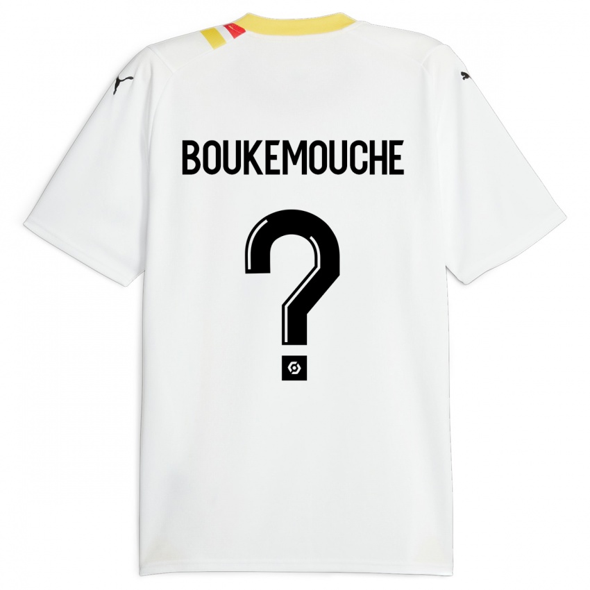 Enfant Maillot Amine Boukemouche #0 Noir Tenues Extérieur 2023/24 T-Shirt Suisse