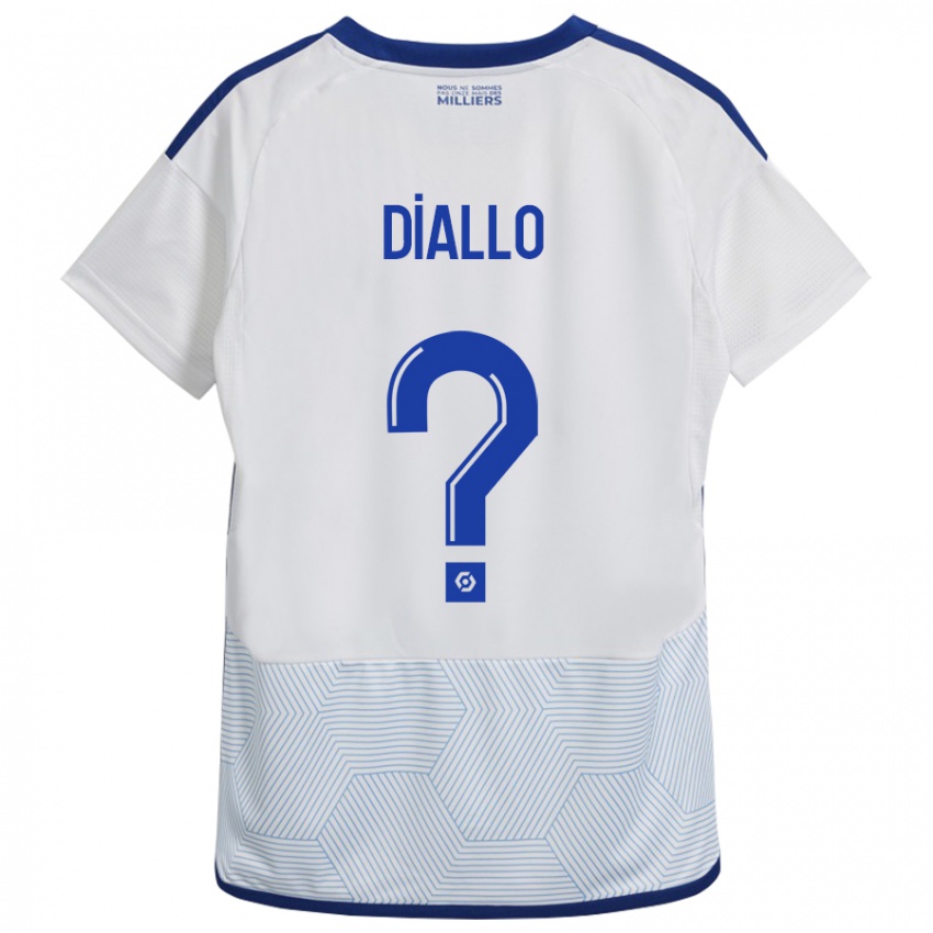 Kinder Zoumana Diallo #0 Weiß Auswärtstrikot Trikot 2023/24 T-Shirt Schweiz