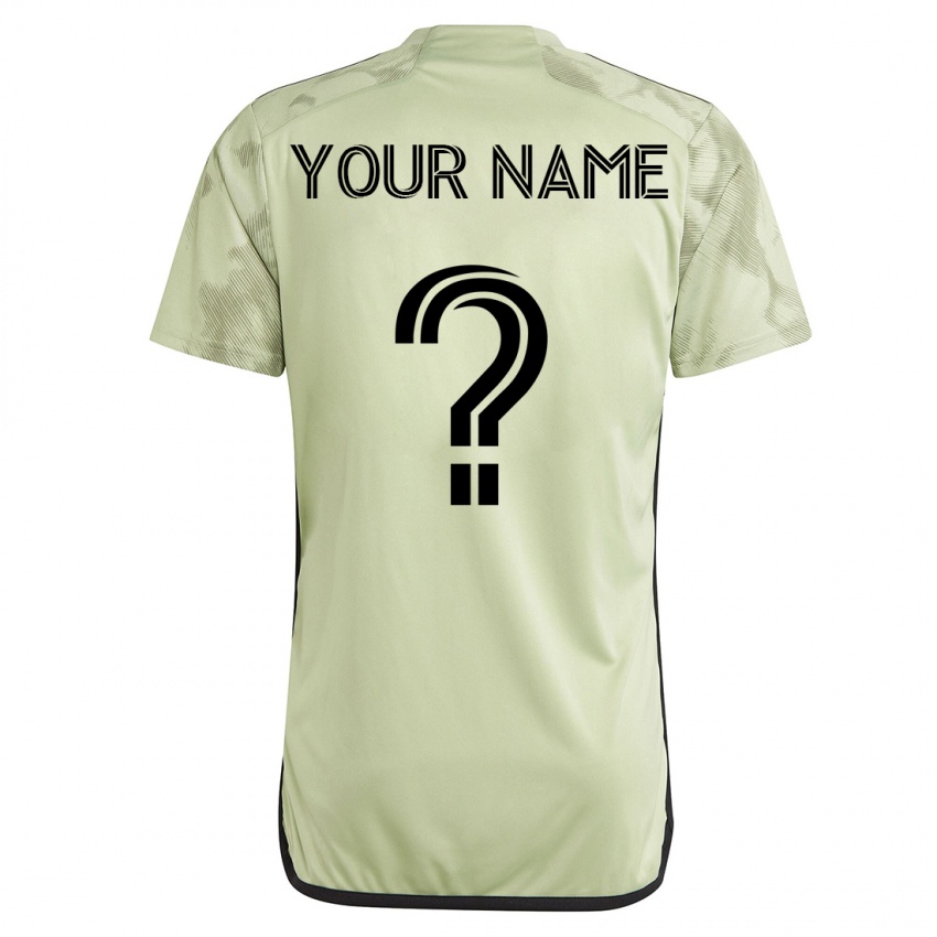 Enfant Maillot Votre Nom #0 Vert Tenues Extérieur 2023/24 T-Shirt Suisse
