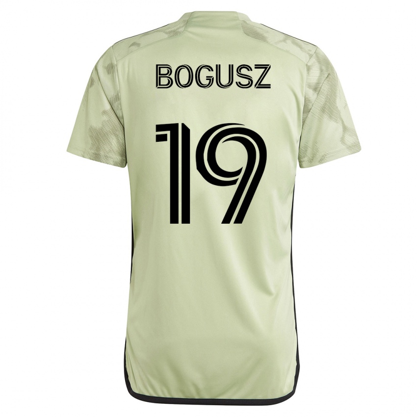 Enfant Maillot Mateusz Bogusz #19 Vert Tenues Extérieur 2023/24 T-Shirt Suisse
