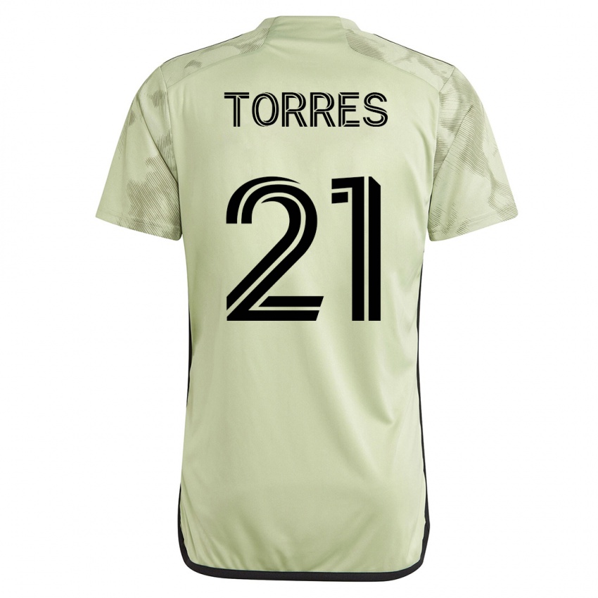 Enfant Maillot Christian Torres #21 Vert Tenues Extérieur 2023/24 T-Shirt Suisse