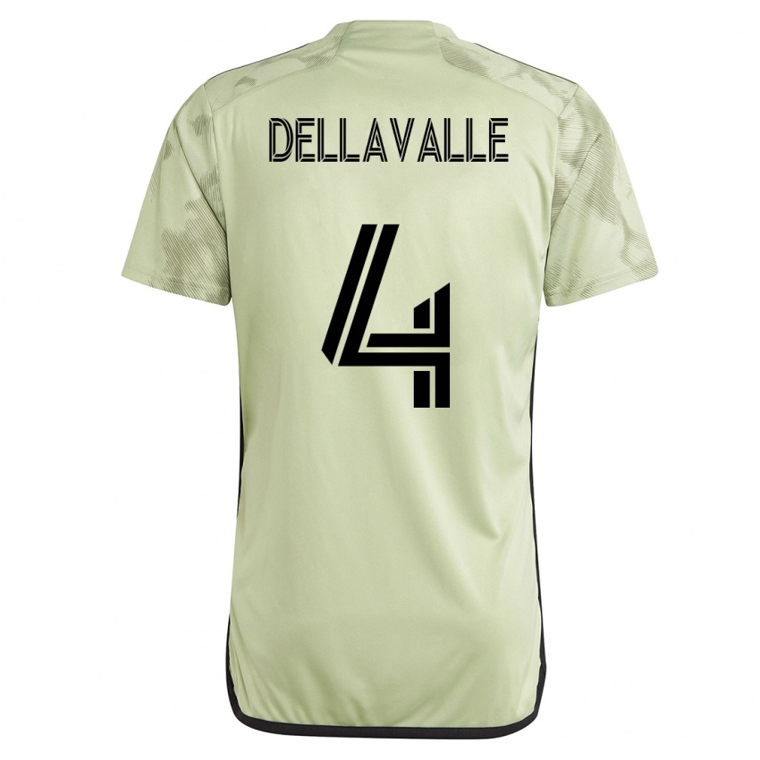 Kinder Lorenzo Dellavalle #4 Grün Auswärtstrikot Trikot 2023/24 T-Shirt Schweiz