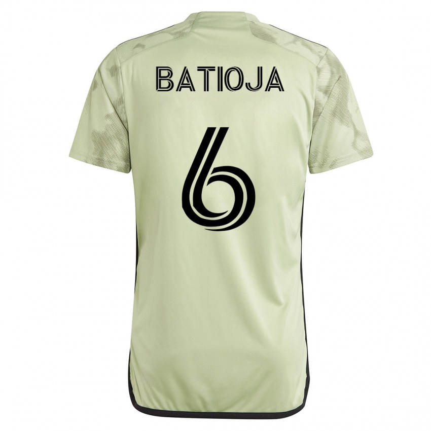 Enfant Maillot Jeremy Batioja #6 Vert Tenues Extérieur 2023/24 T-Shirt Suisse
