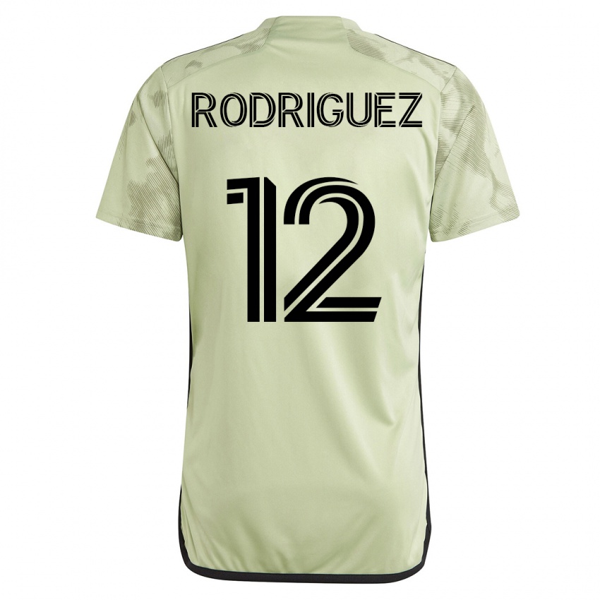 Enfant Maillot Jeremi Rodríguez #12 Vert Tenues Extérieur 2023/24 T-Shirt Suisse