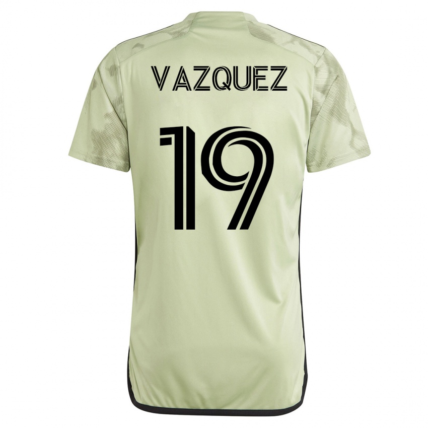 Enfant Maillot Favian Vazquez #19 Vert Tenues Extérieur 2023/24 T-Shirt Suisse