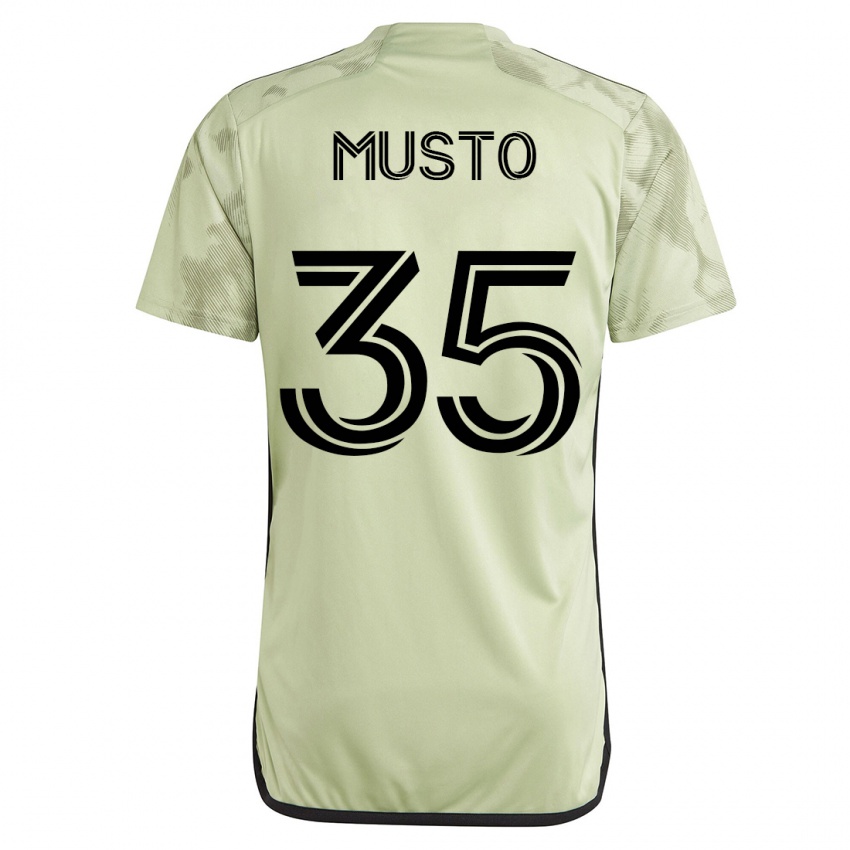 Enfant Maillot Tommy Musto #35 Vert Tenues Extérieur 2023/24 T-Shirt Suisse