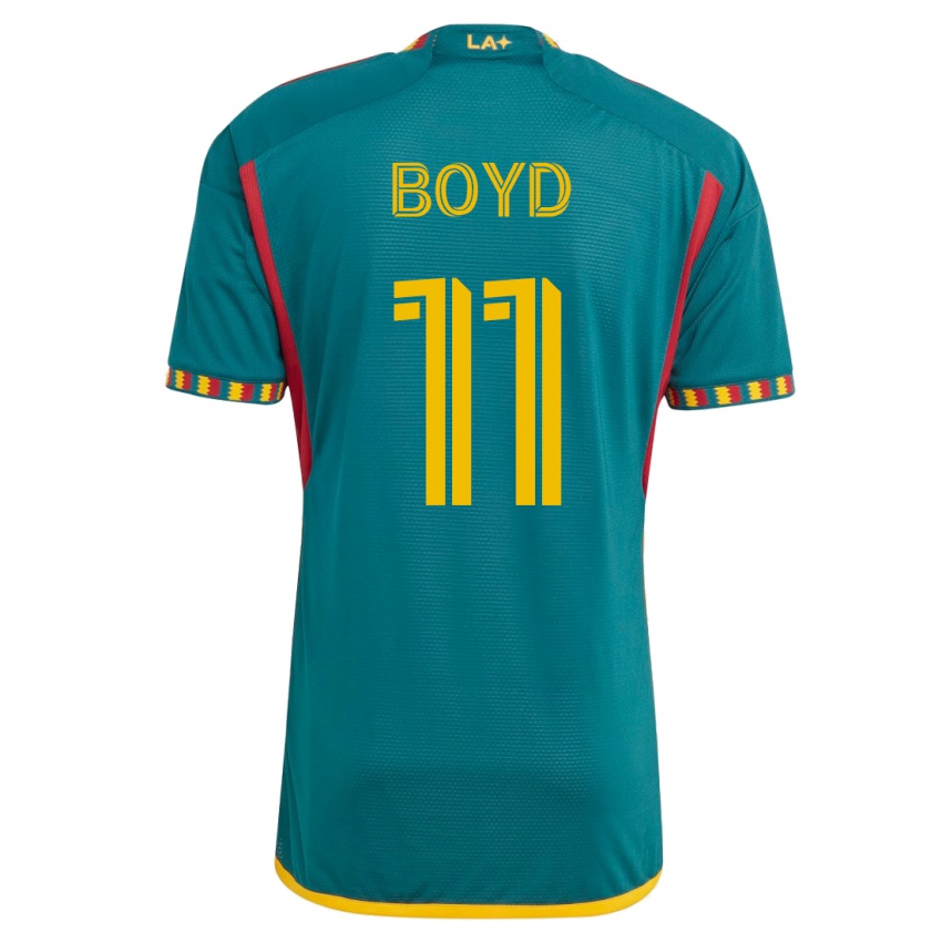 Enfant Maillot Tyler Boyd #11 Vert Tenues Extérieur 2023/24 T-Shirt Suisse