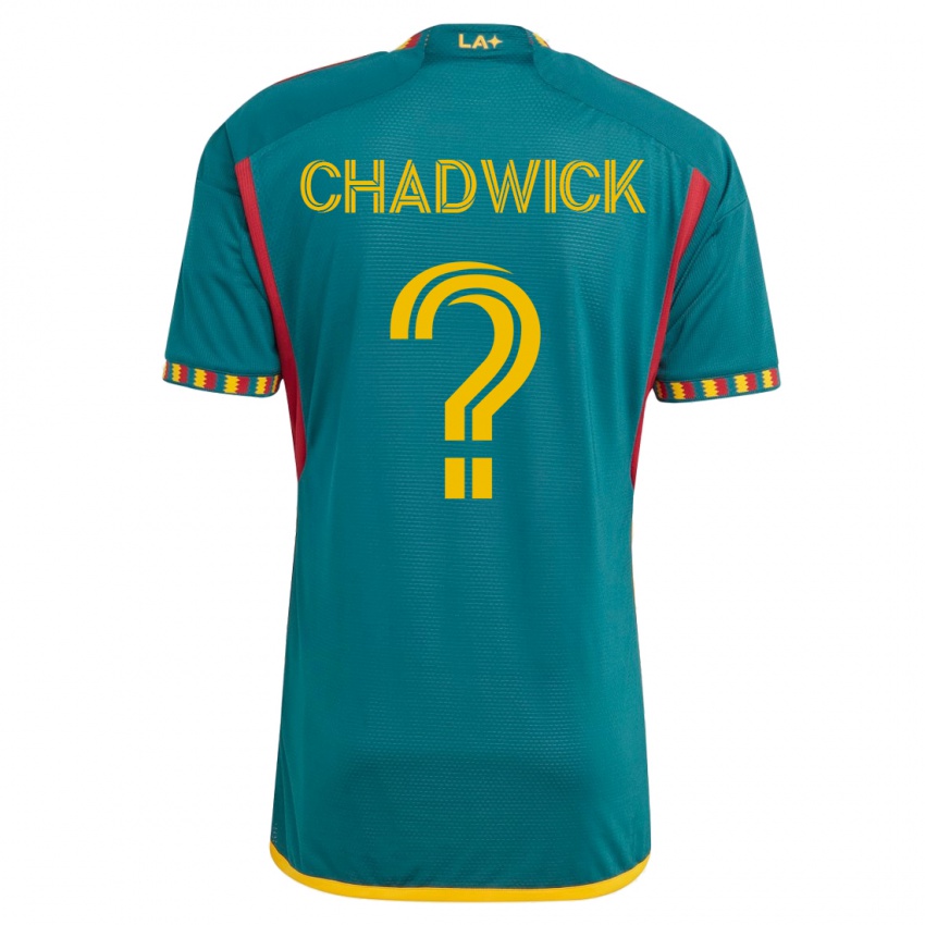 Enfant Maillot Edward Chadwick #0 Vert Tenues Extérieur 2023/24 T-Shirt Suisse