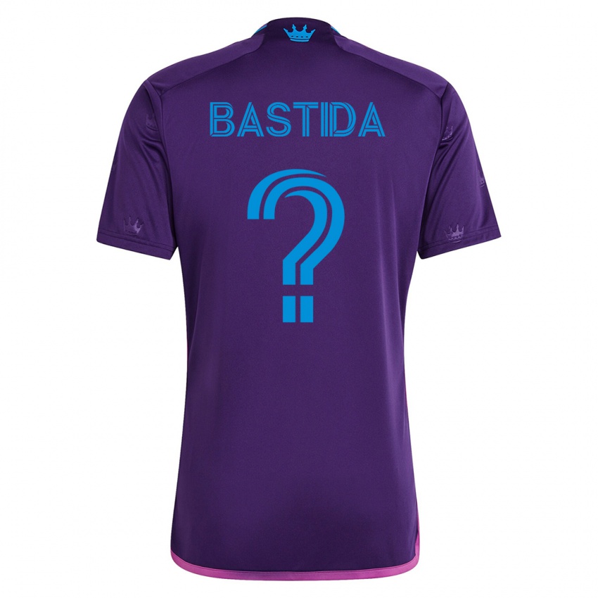 Kinder Juan Martinez-Bastida #0 Violett Auswärtstrikot Trikot 2023/24 T-Shirt Schweiz