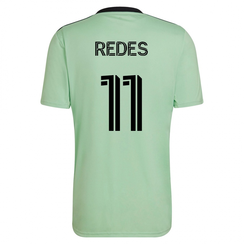 Kinder Rodney Redes #11 Hellgrün Auswärtstrikot Trikot 2023/24 T-Shirt Schweiz