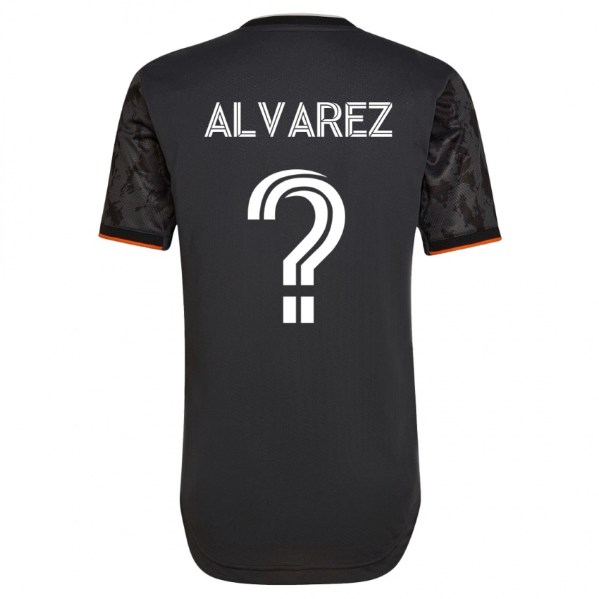 Kinder Gianmarco Alvarez #0 Schwarz Auswärtstrikot Trikot 2023/24 T-Shirt Schweiz